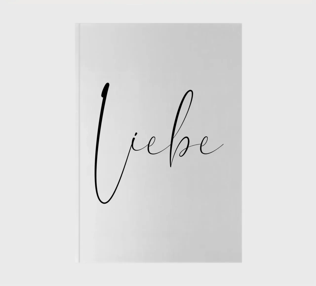 Liebe - Schreibschrift notebook by BAINAI