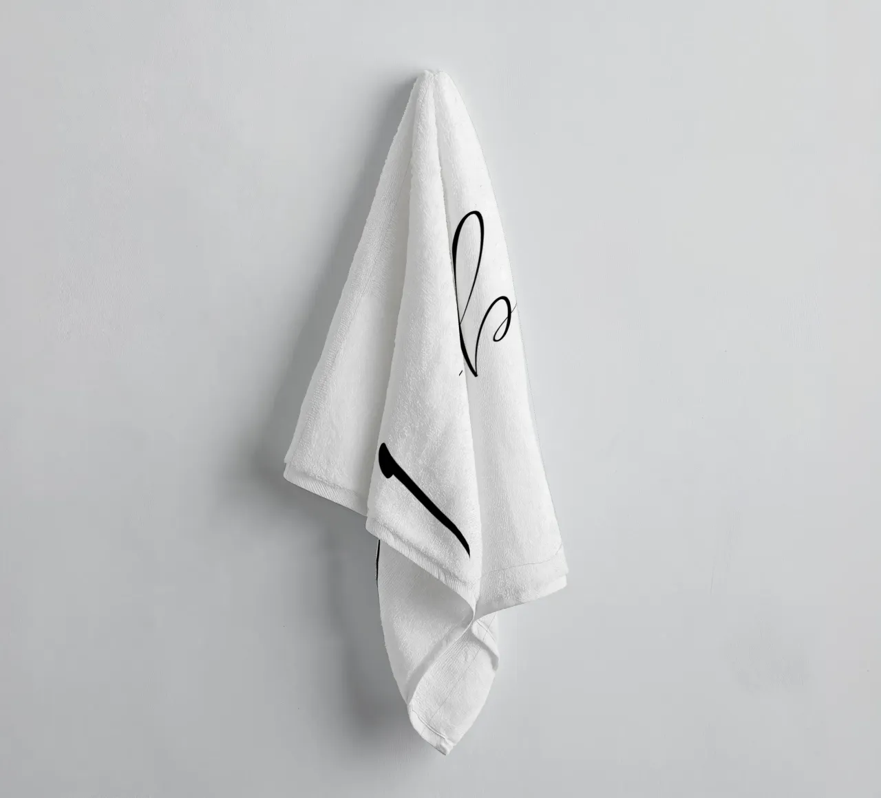 Liebe - Schreibschrift asciugamano da bagno da BAINAI