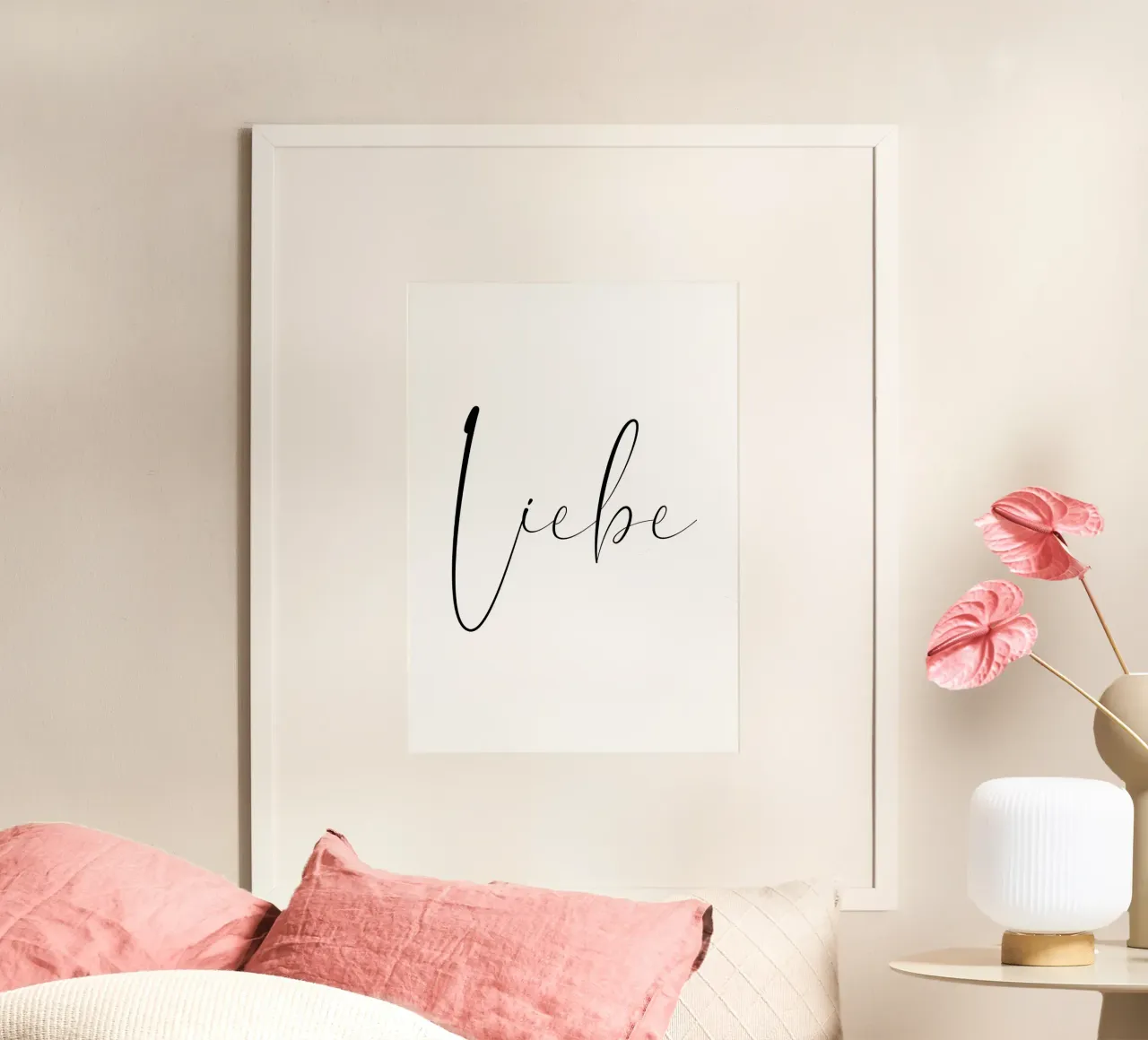Liebe - Schreibschrift carta hahnemühle da BAINAI