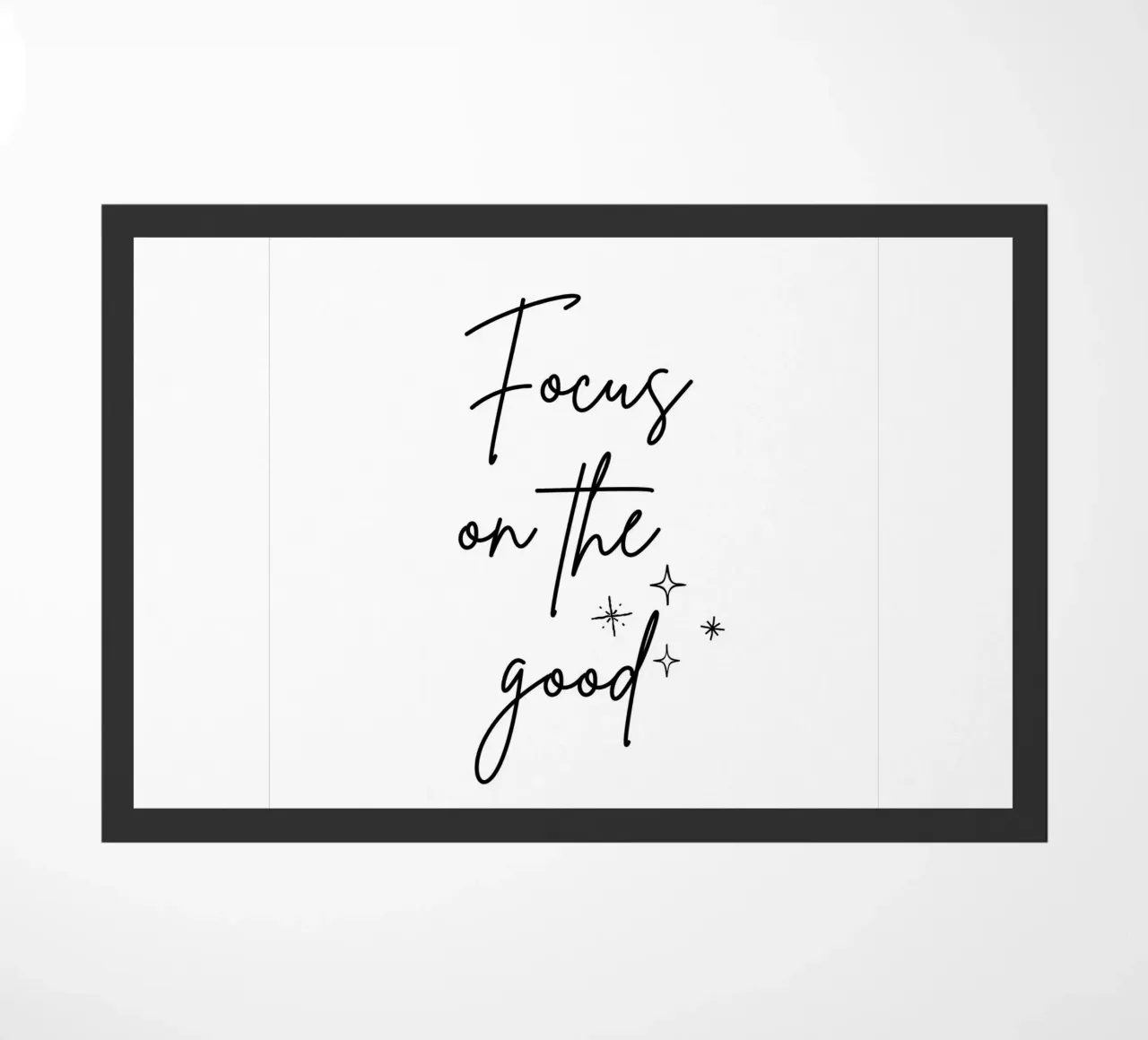 Zitat: Focus on the good. zerbino da designsbysophia