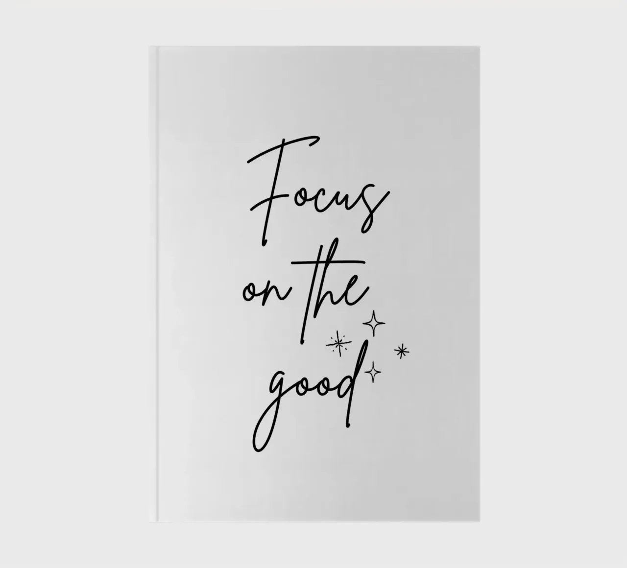 Zitat: Focus on the good. notebook by designsbysophia