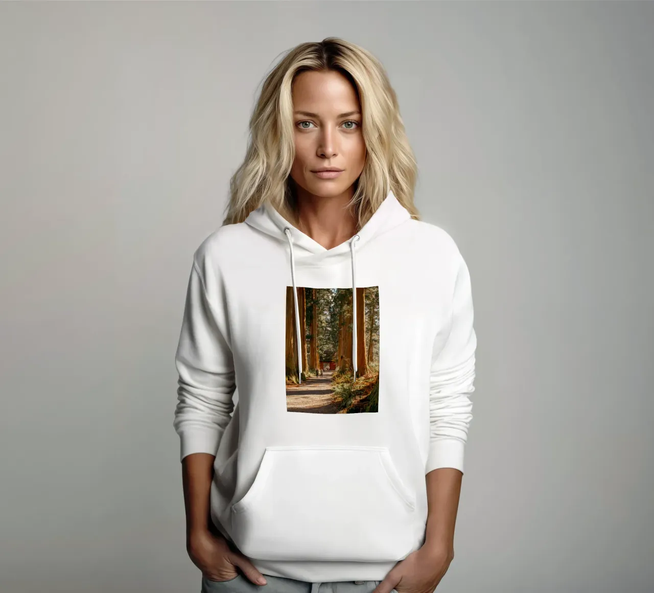 Togakushi Shrine Cedar Tree Tunnel - Nagano, Japan hoodie by Marcel Bisig
