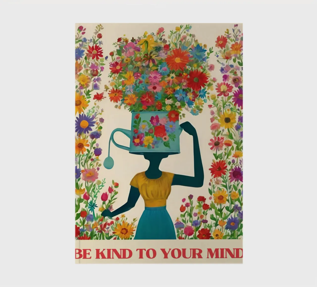 Selbstliebe-Zitat: Be kind to your mind. diario da designsbysophia