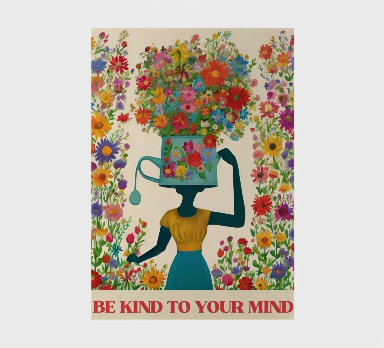 Selbstliebe-Zitat: Be kind to your mind. diario da designsbysophia