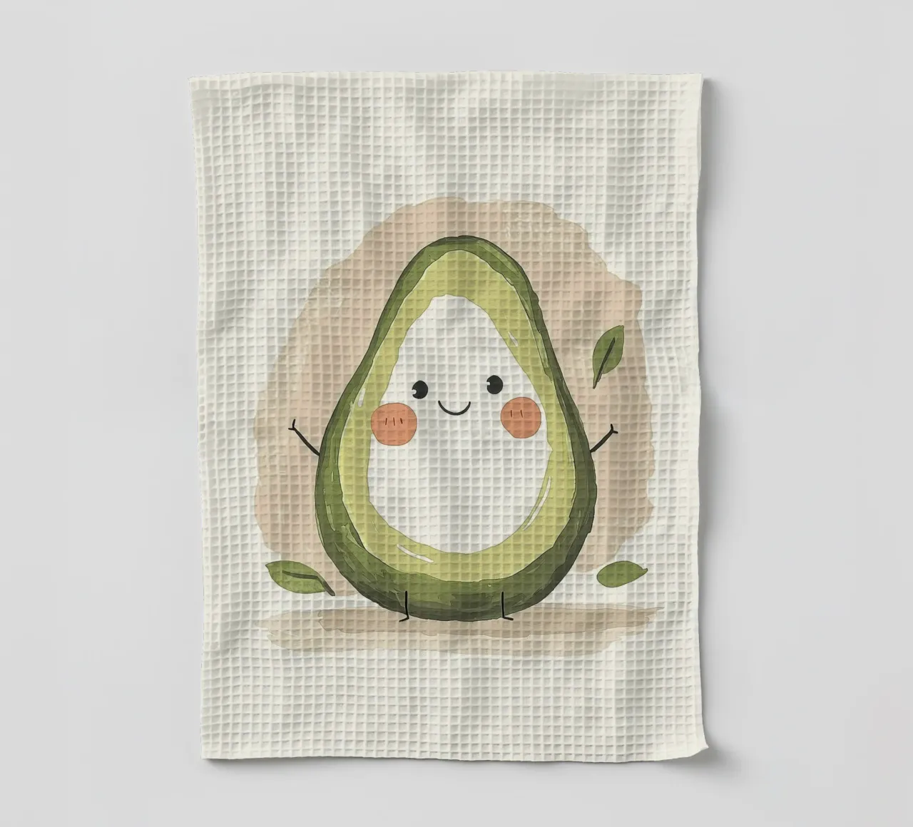 Avocado Nursery Print, Cute Vegetable Wall Art, Children Art torchon de Little Lola