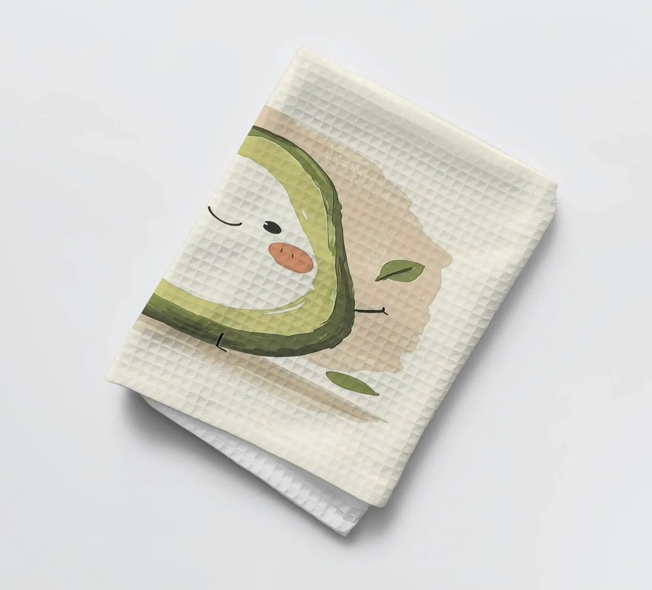 Avocado Nursery Print, Cute Vegetable Wall Art, Children Art torchon de Little Lola