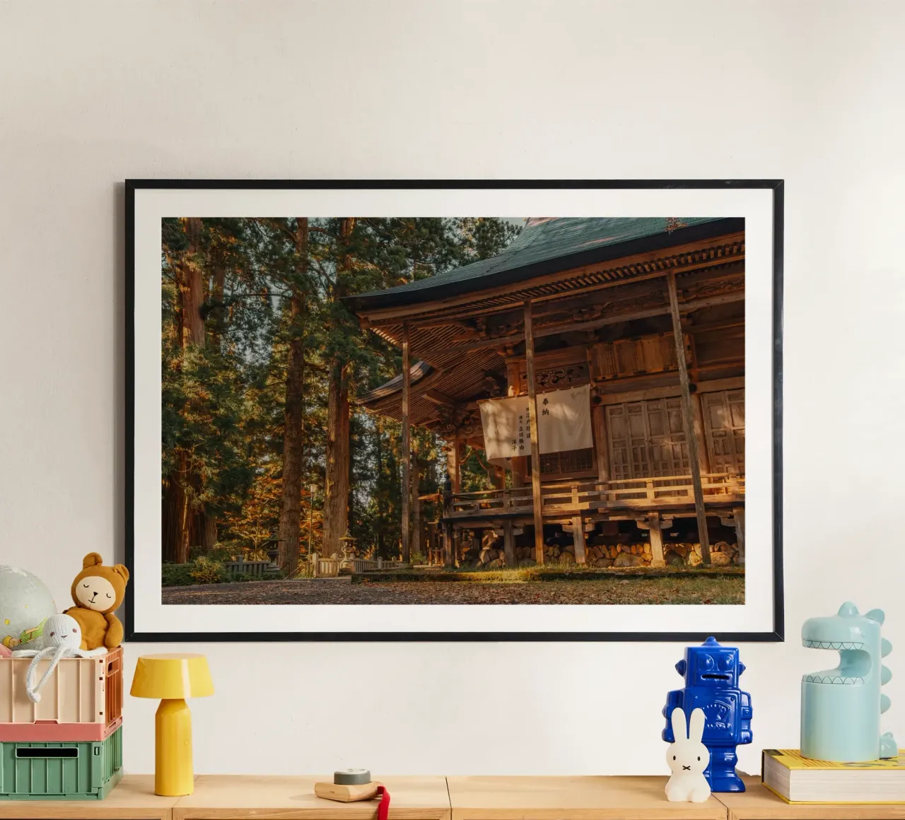 Il santuario di Togakushi in autunno - Nagano, Giappone carta hahnemühle da Marcel Bisig