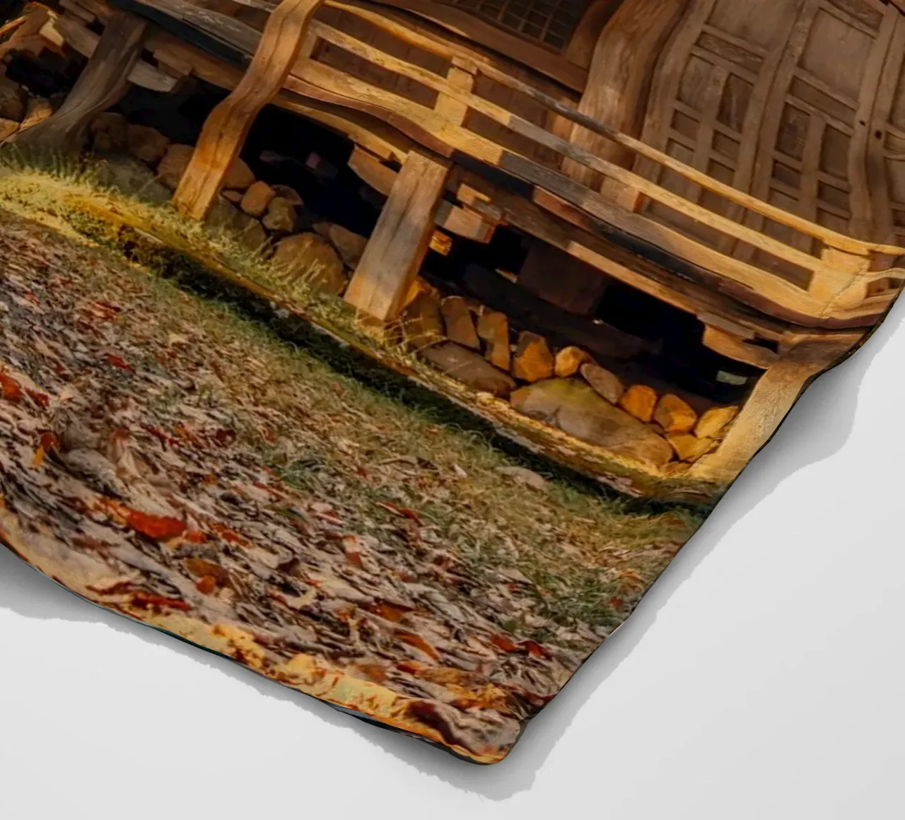 Il santuario di Togakushi in autunno - Nagano, Giappone coperta in pile da Marcel Bisig