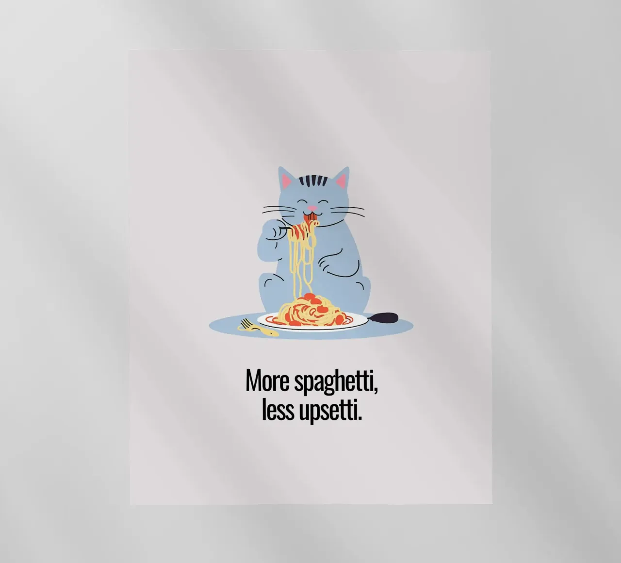 Katze: More spaghetti, less upsetti. pellicola backlit da designsbysophia