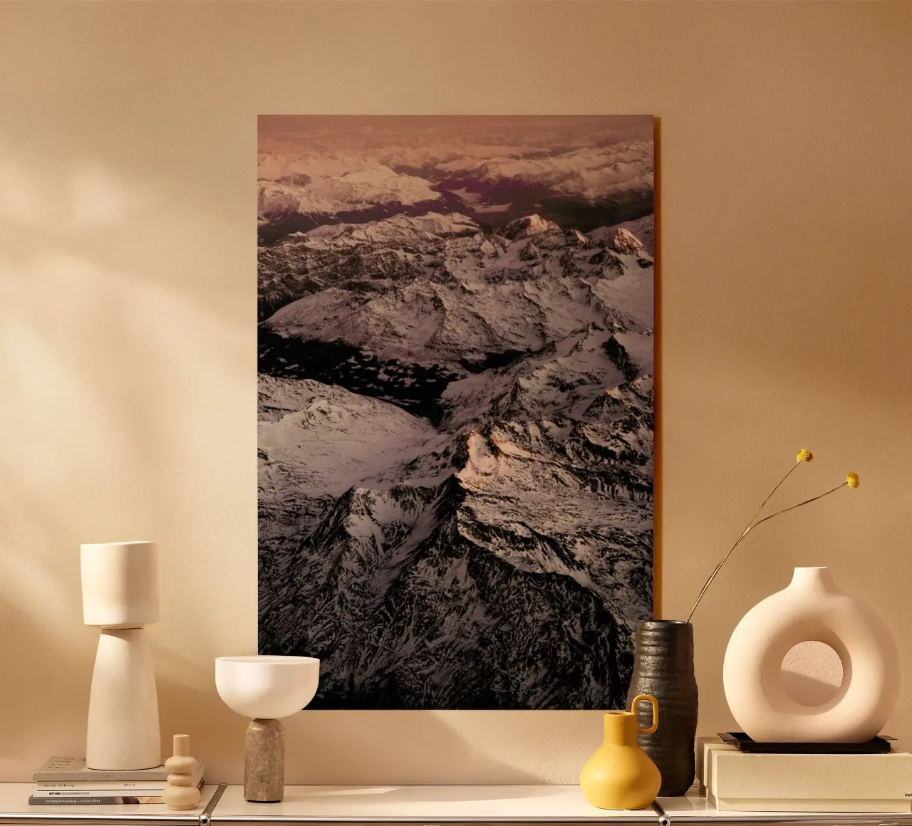 Pink Mountains plexiglass da Laura Palm