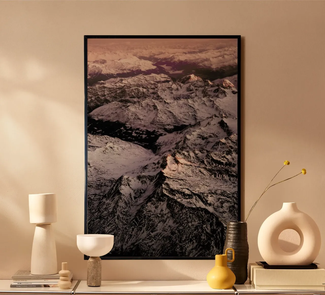 Pink Mountains poster da Laura Palm