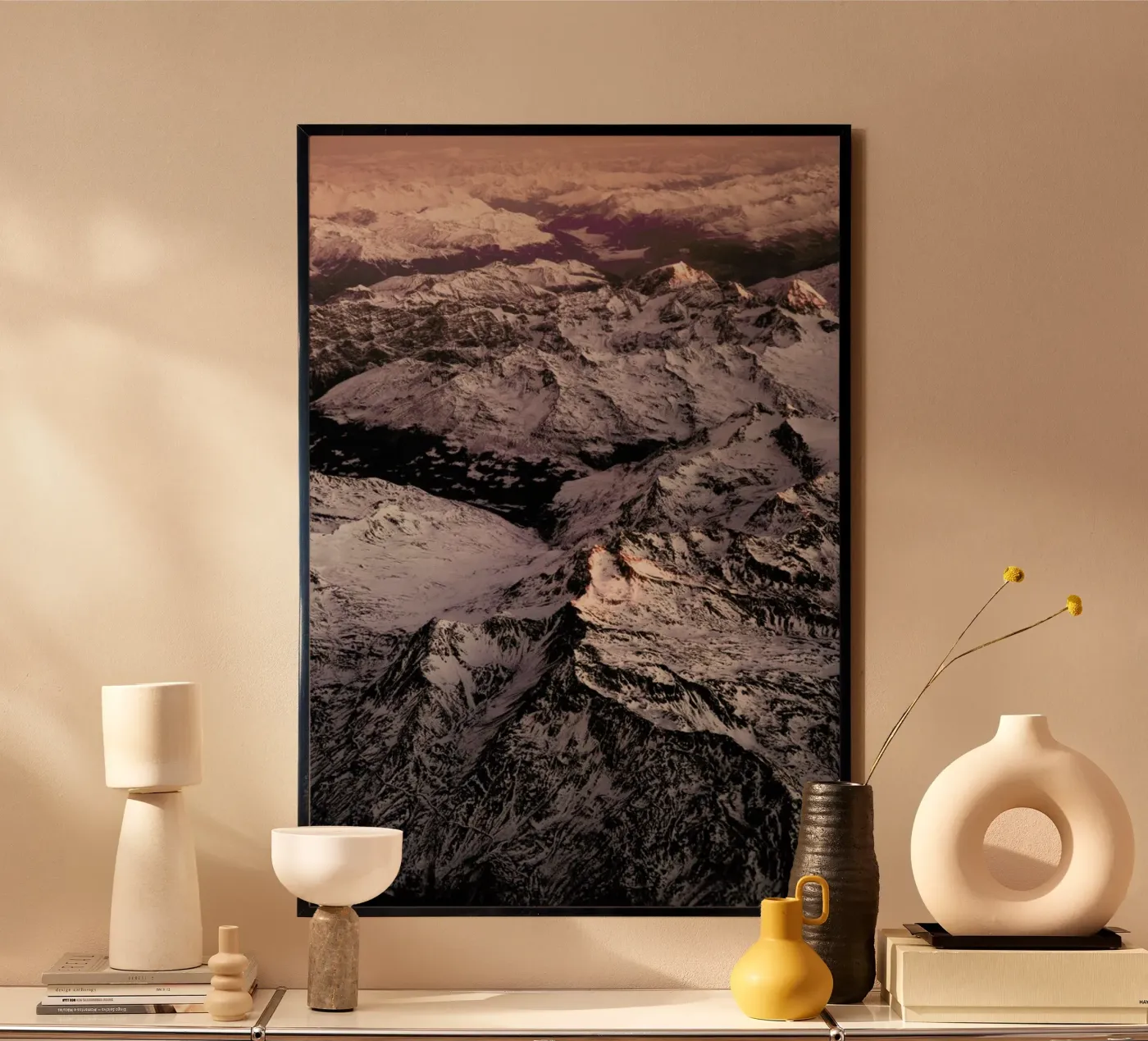 Pink Mountains poster da Laura Palm