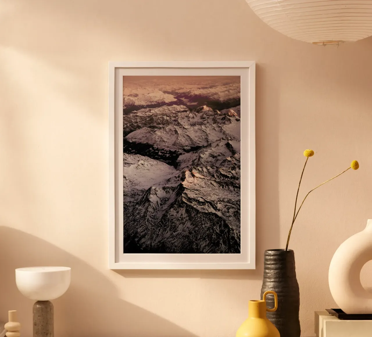 Pink Mountains poster da Laura Palm