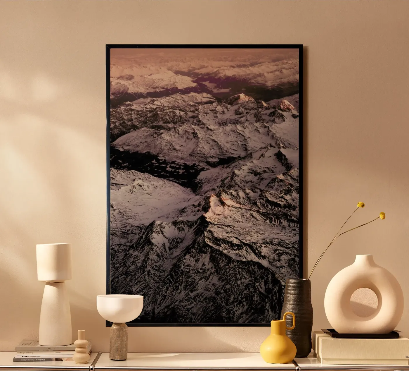 Pink Mountains poster da Laura Palm