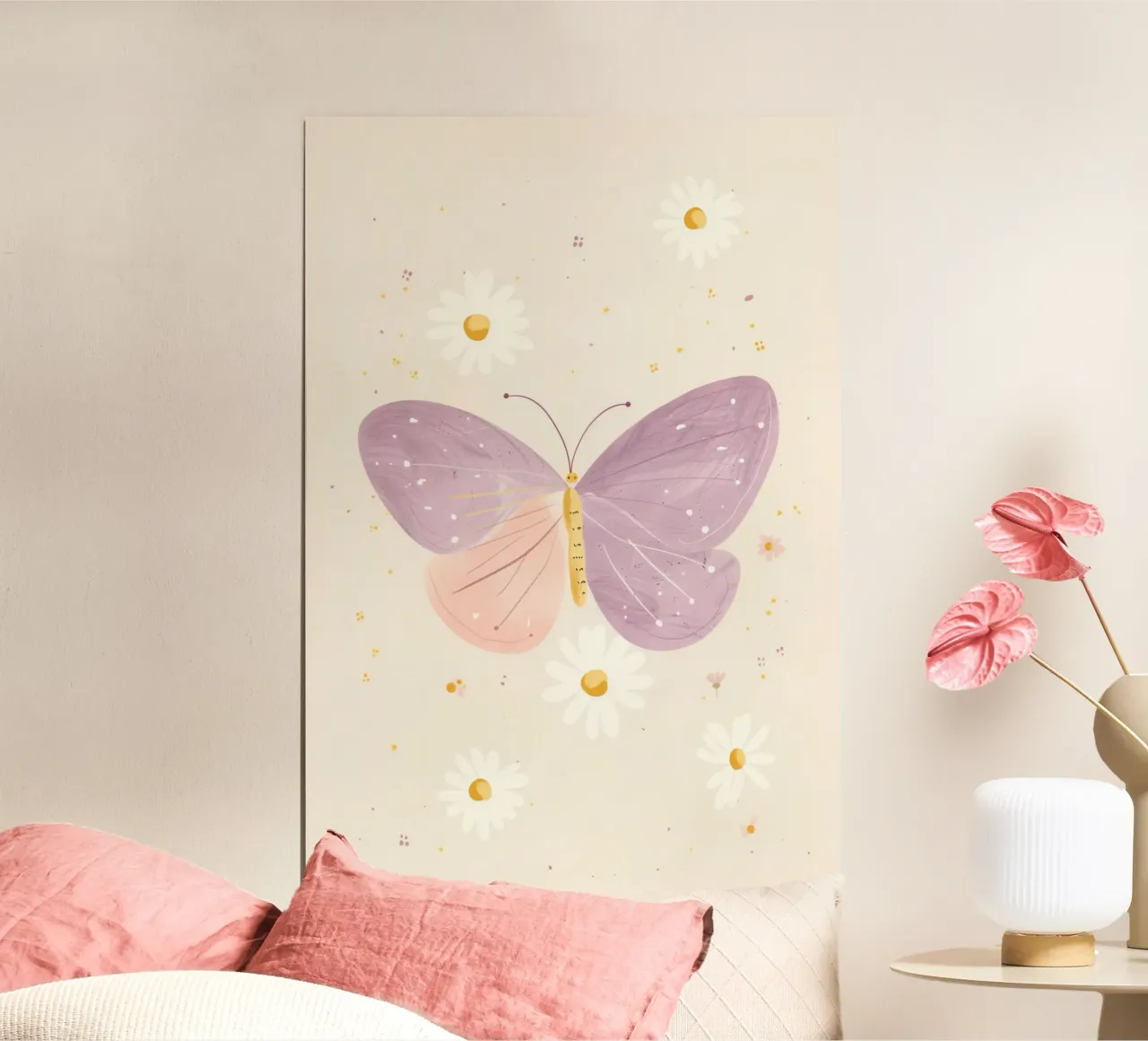 Butterfly Print for Girl's Room, Playroom Nursery Decor hahnemühle by Little Lola
