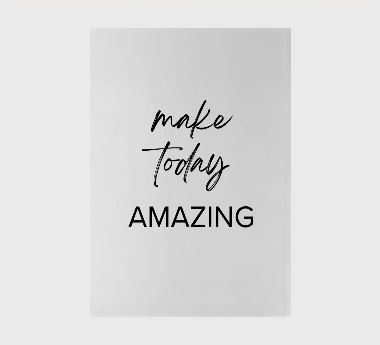 Motivations-Zitat: Make today amazing. notebook by designsbysophia