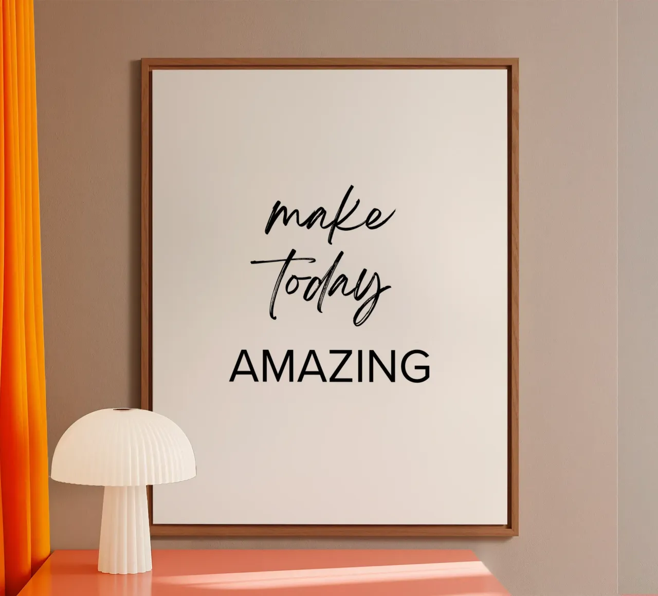 Motivations-Zitat: Make today amazing. alluminio dibond da designsbysophia