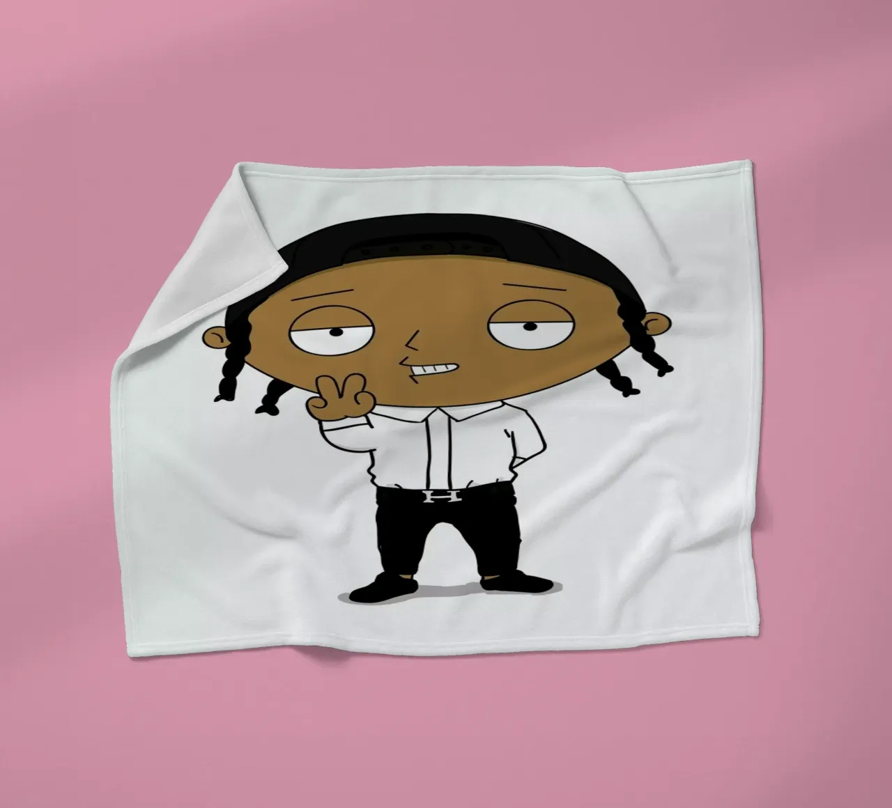 ASAP Stewie coperta in pile da Zhi Yun Zhang