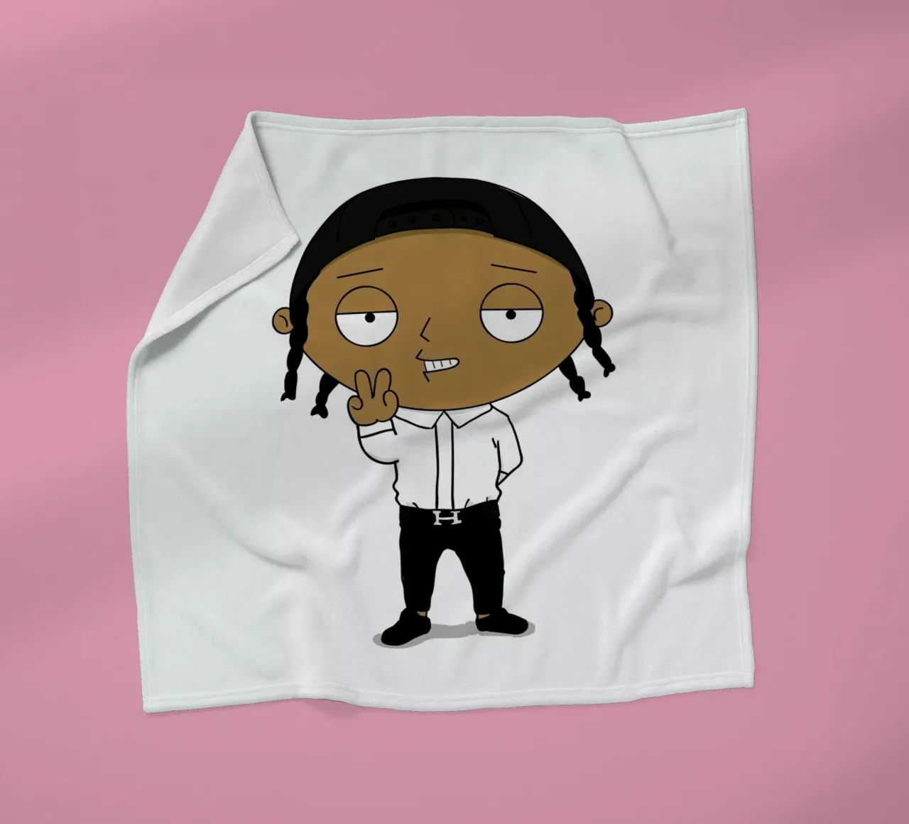 ASAP Stewie coperta in pile da Zhi Yun Zhang