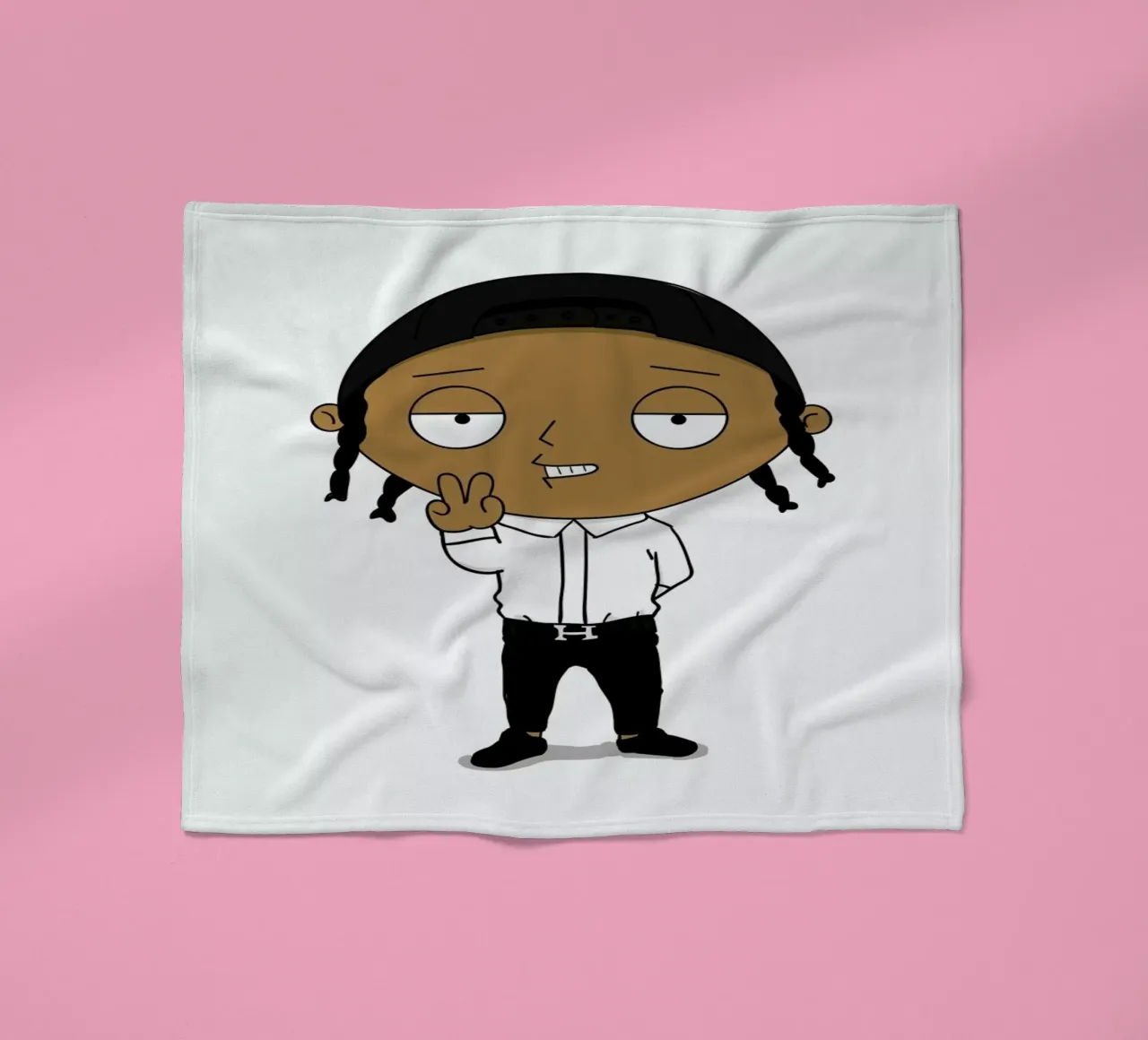 ASAP Stewie coperta in pile da Zhi Yun Zhang