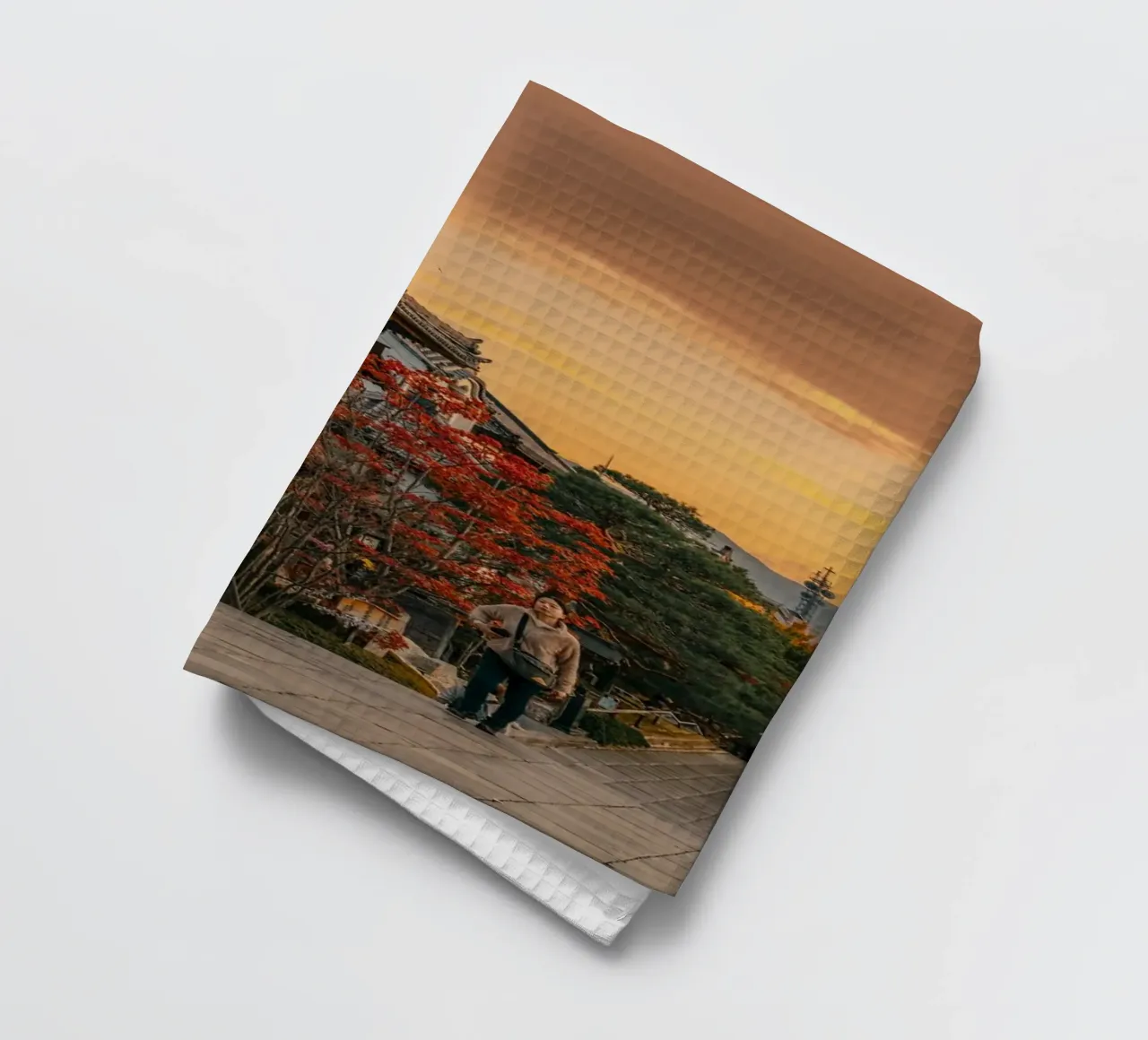 Tramonto d'autunno a Nagano, Giappone canovaccio da cucina da Marcel Bisig