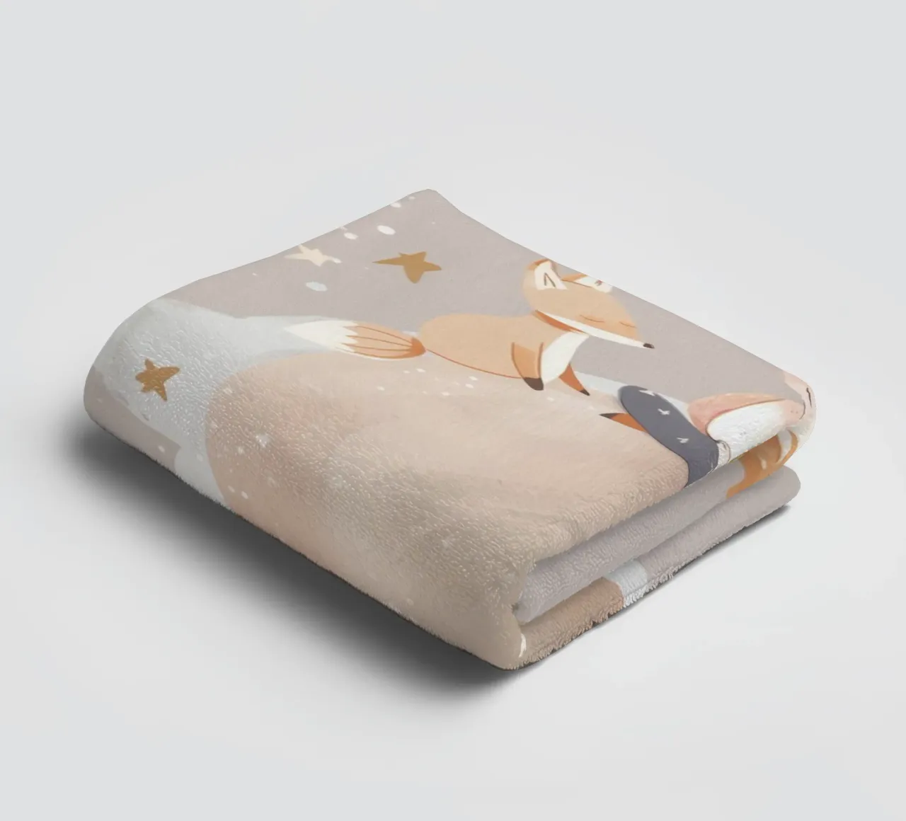 Nursery Print, Planet Space Illustration, Celestial Print towel by Little Lola