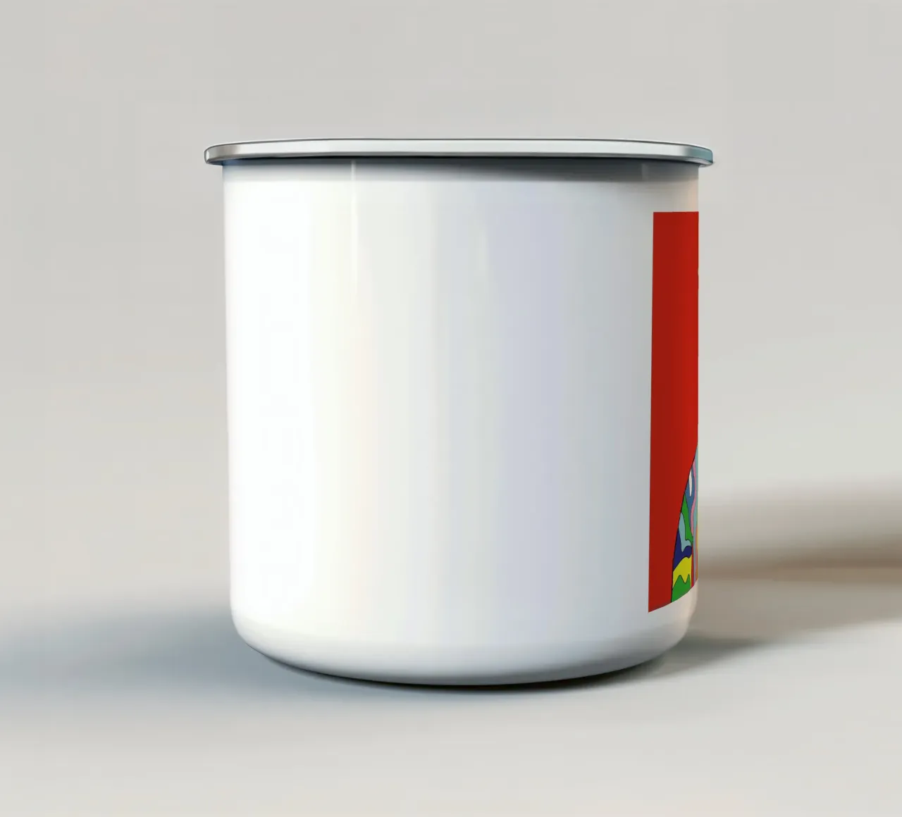 Doppelgänger Amaru tazza in smalto da Zhi Yun Zhang