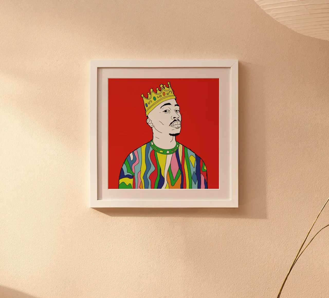 Doppelgänger Amaru poster con telaio in legno da Zhi Yun Zhang