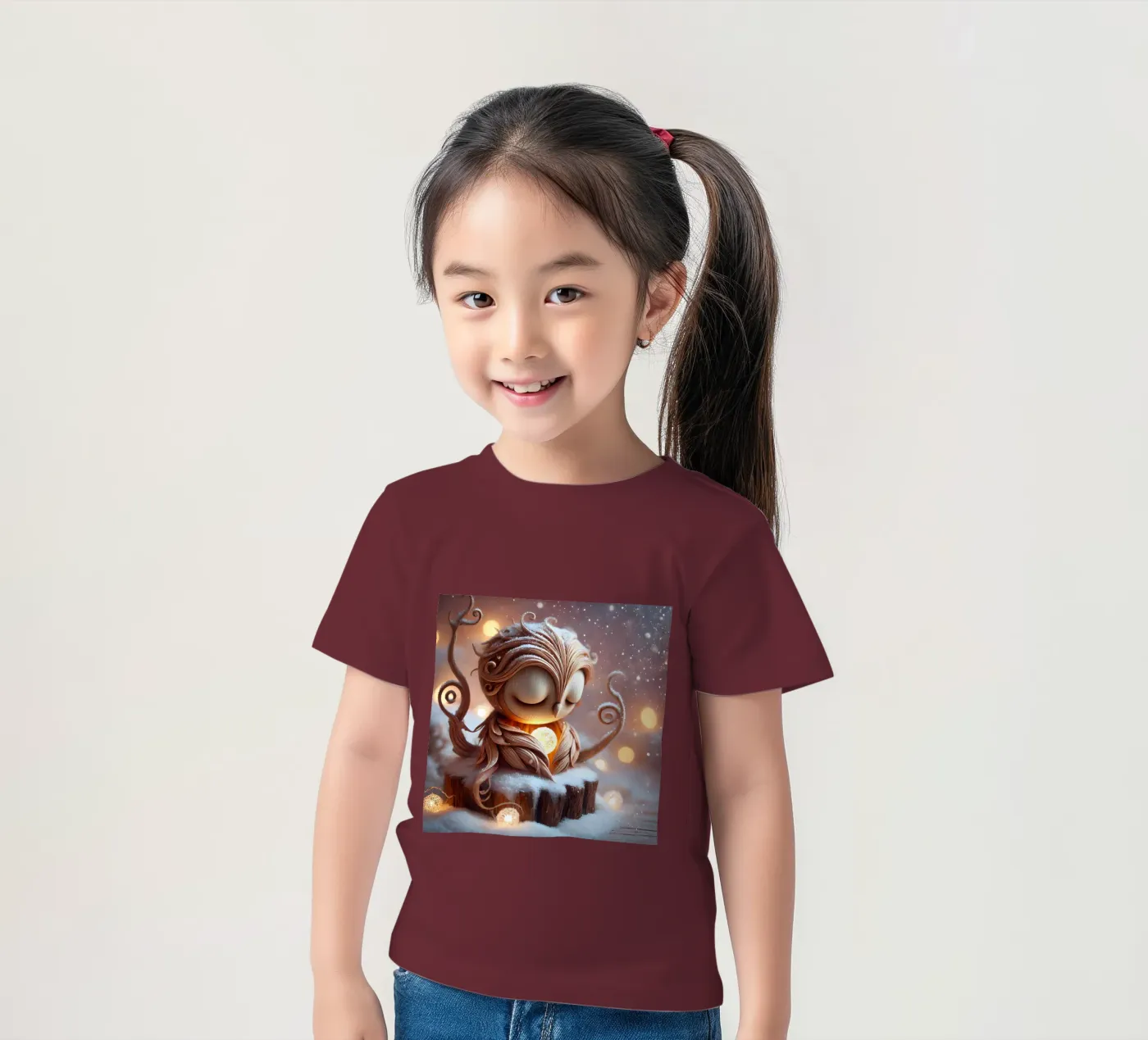 Ramoscello t-shirt bambini da Twinkle Art Studio