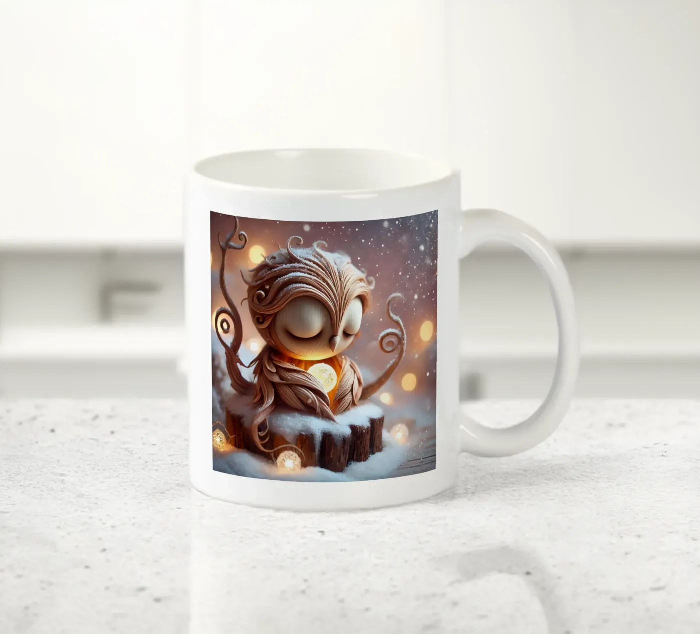 Twiglet ceramic mug by Twinkle Art Studio