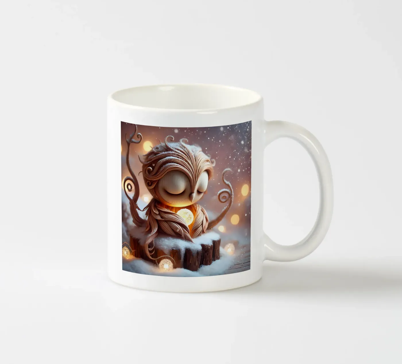 Twiglet ceramic mug by Twinkle Art Studio