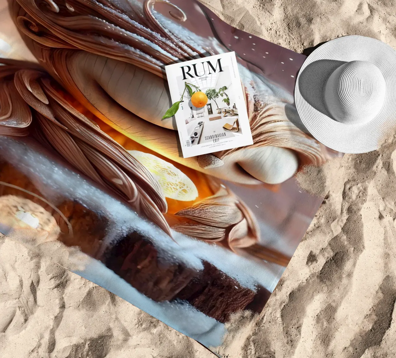 Twiglet telo mare da Twinkle Art Studio