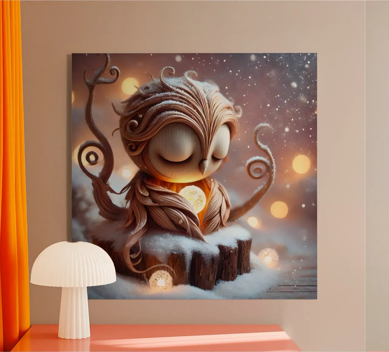 Twiglet acrylic glass by Twinkle Art Studio