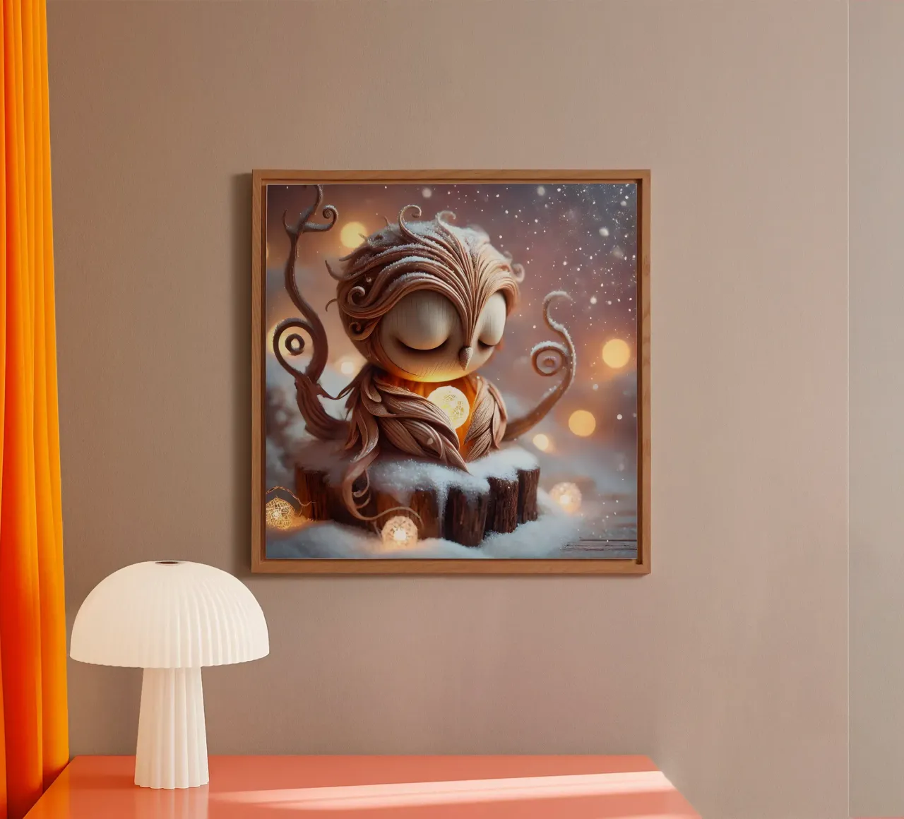 Twiglet alu-dibond by Twinkle Art Studio