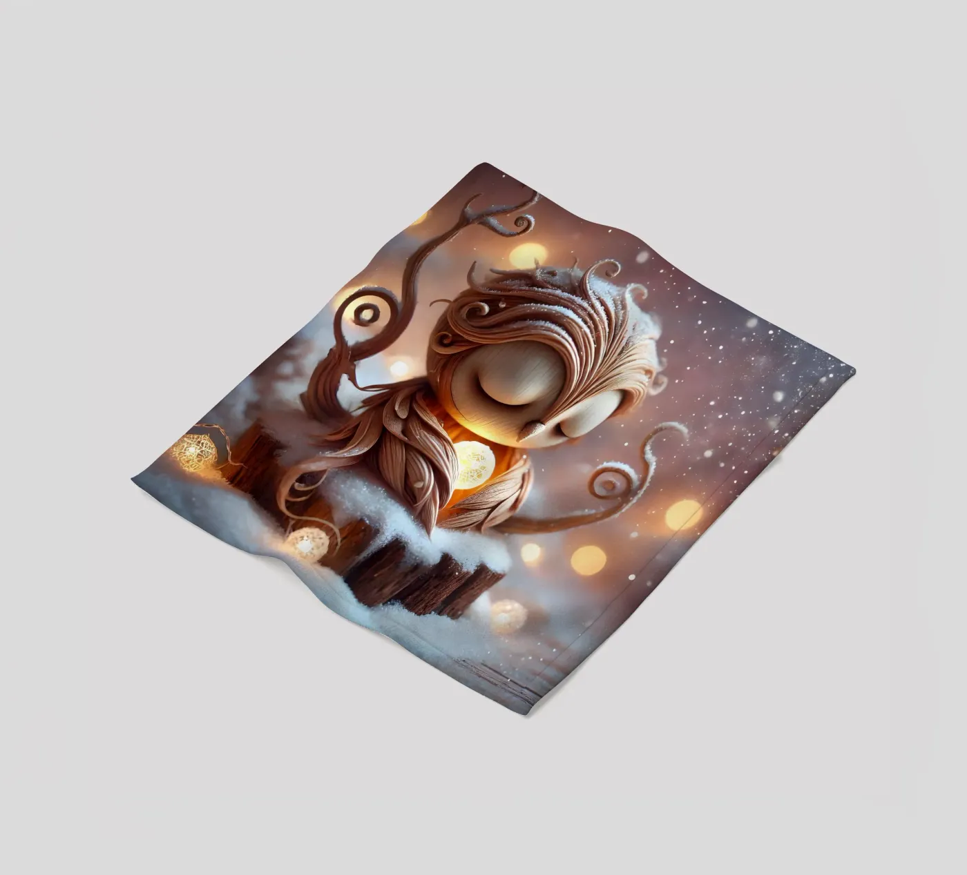 Twiglet Fleecedecke von Twinkle Art Studio