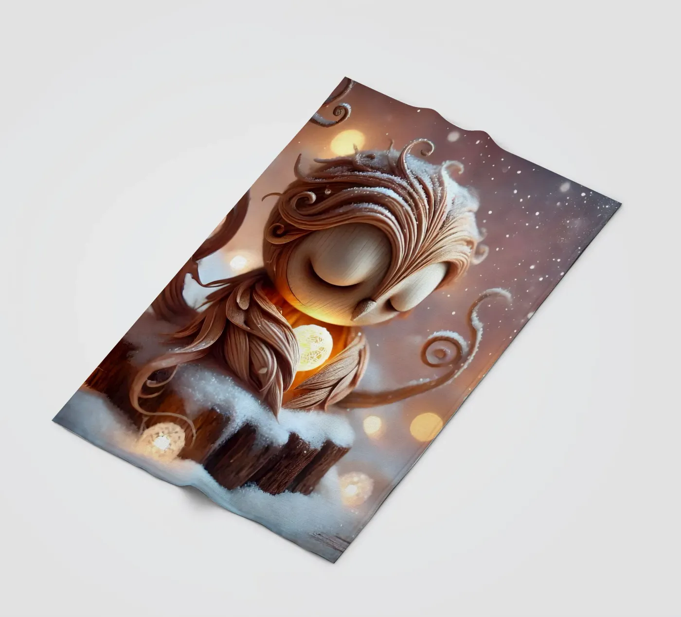 Twiglet Fleecedecke von Twinkle Art Studio