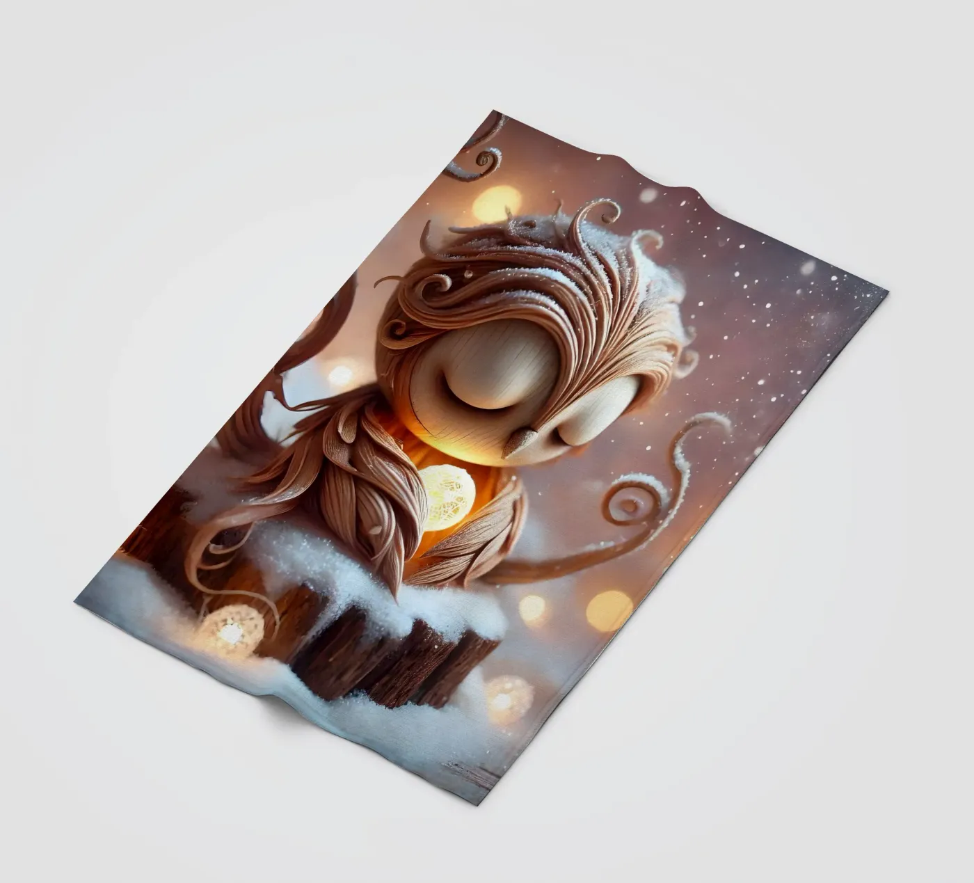 Twiglet fleecedeken van Twinkle Art Studio