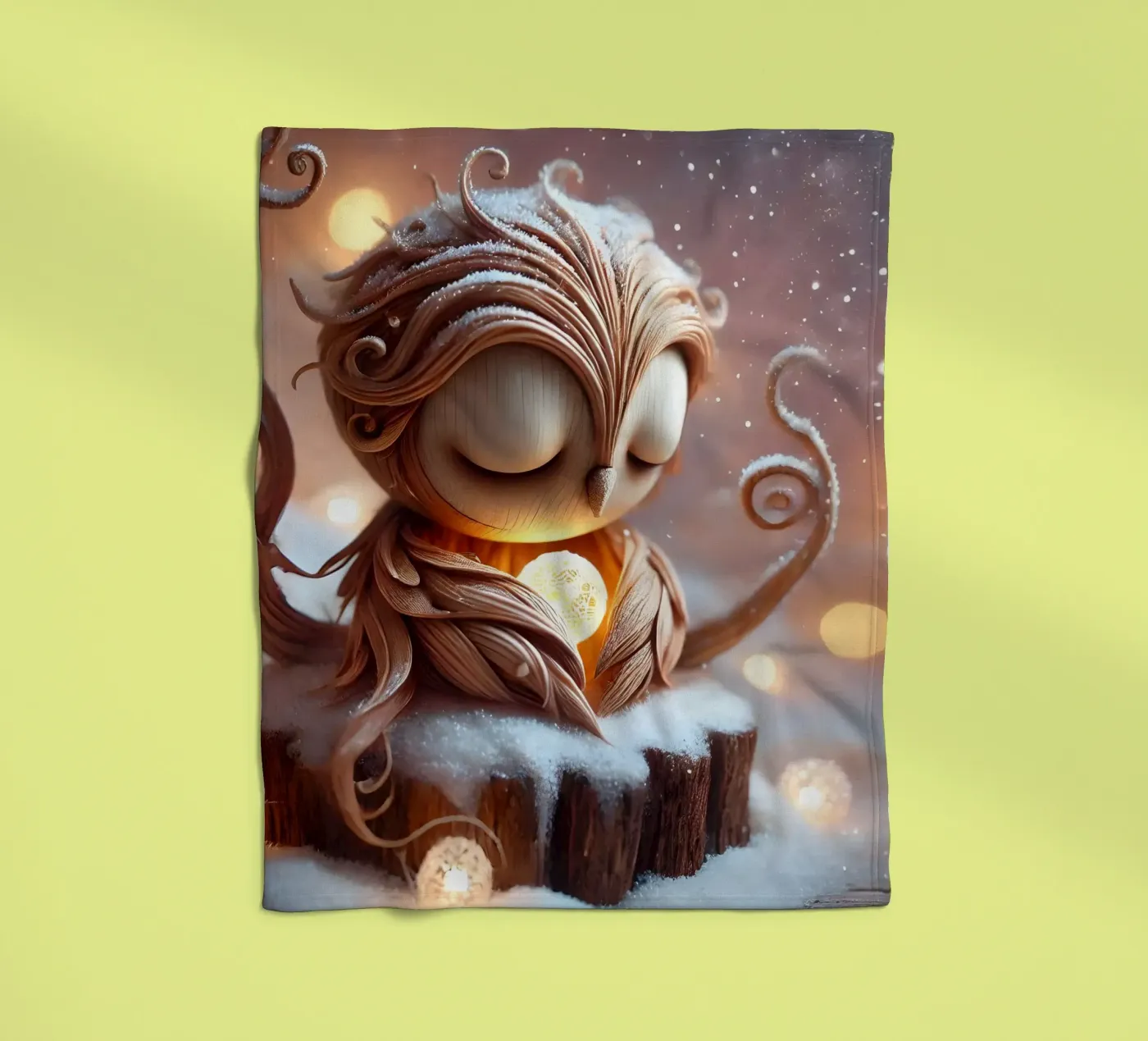 Twiglet fleecedeken van Twinkle Art Studio