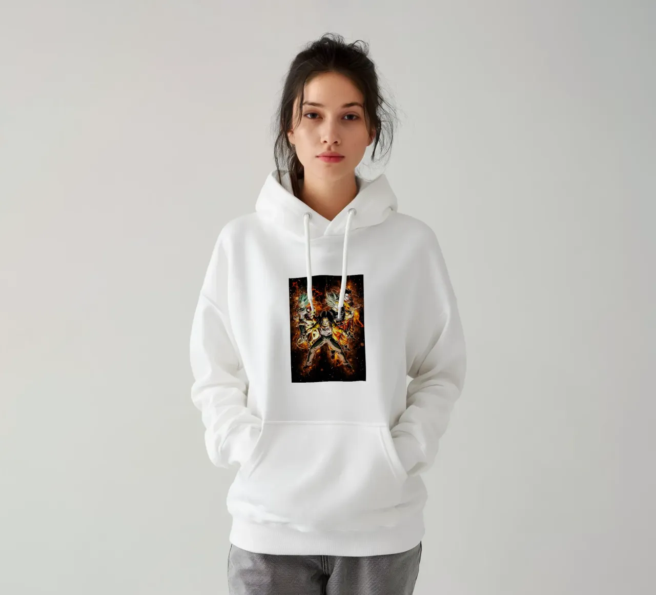 Android 17 felpa con cappuccio da Neonartstudio