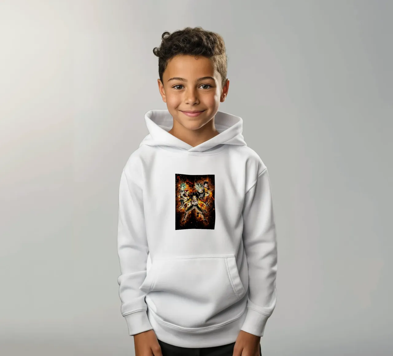 Android 17 felpa bambino con cappuccio da Neonartstudio