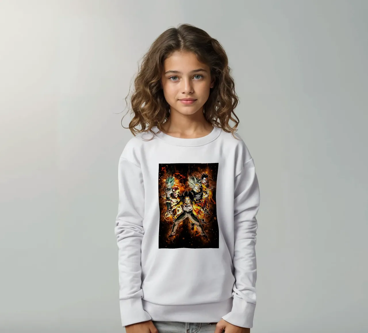 Android 17 felpa bambino da Neonartstudio