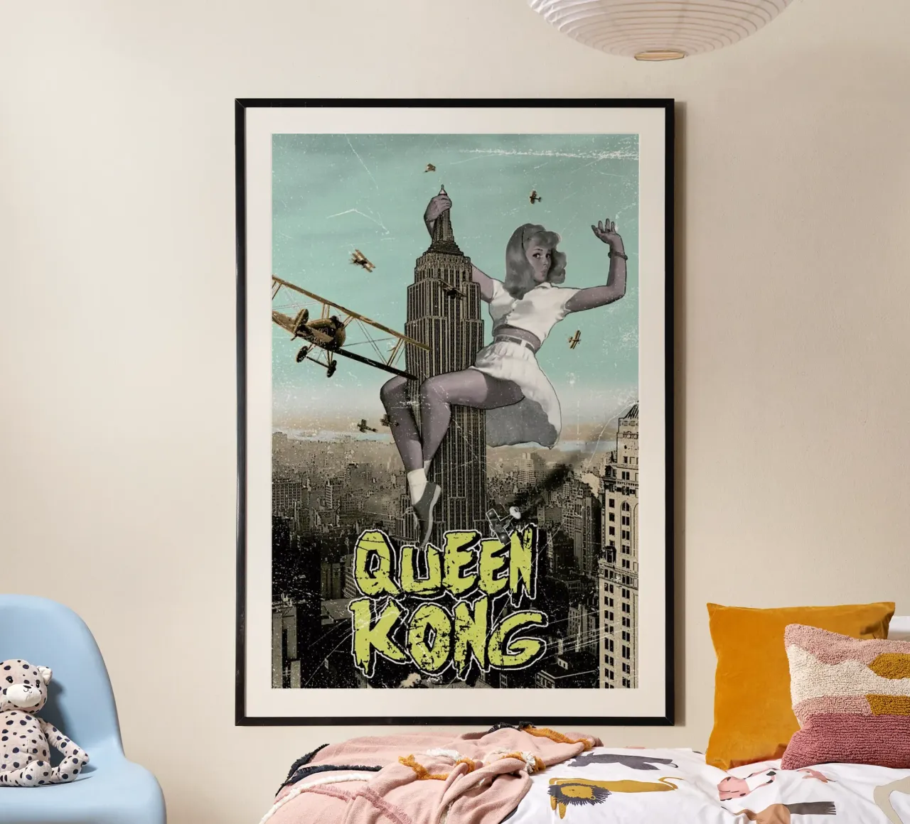 Queen Kong carta hahnemühle da Olivier Marchand