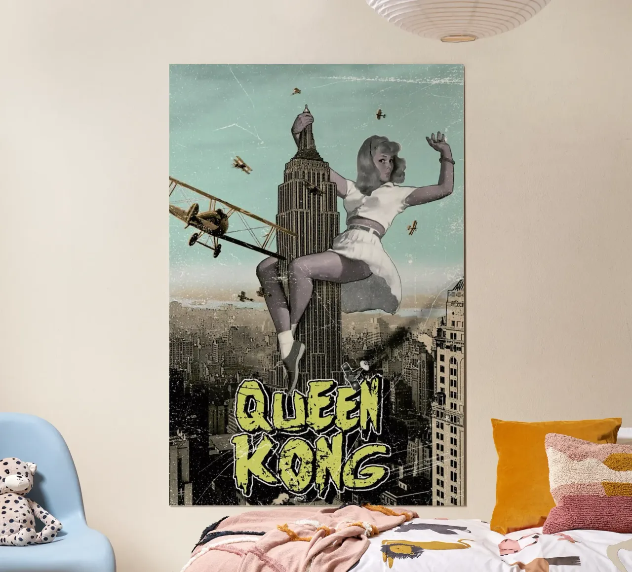 Queen Kong carta hahnemühle da Olivier Marchand