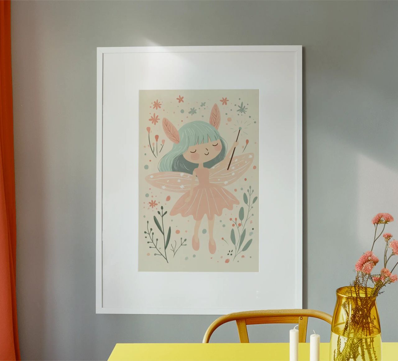 Impression de fée fantaisiste pour chambre d'enfant, poster de chambre d'enfant poster de Little Lola
