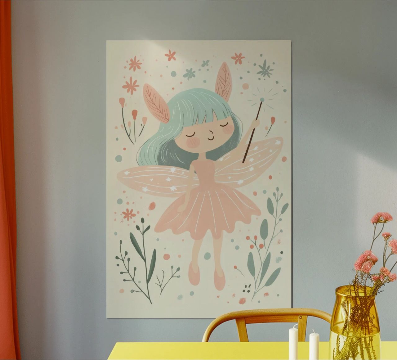 Impression de fée fantaisiste pour chambre d'enfant, poster de chambre d'enfant poster de Little Lola