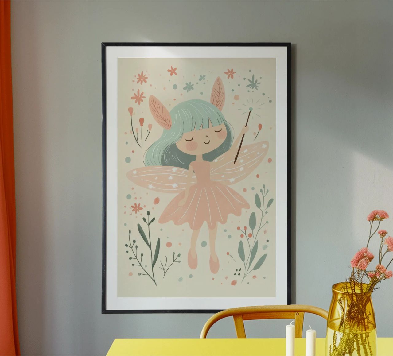 Impression de fée fantaisiste pour chambre d'enfant, poster de chambre d'enfant poster de Little Lola