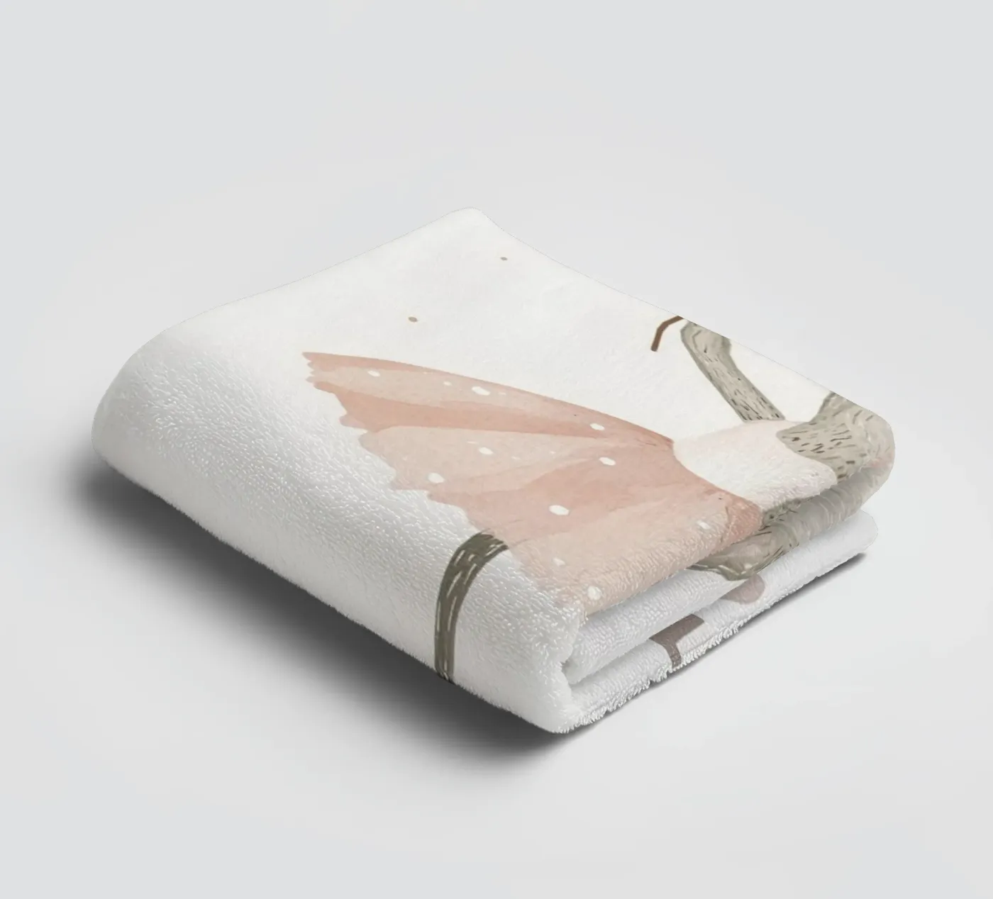 Poster della piccola principessa, stampa della ballerina del topo per la stanza dei bambini asciugamano da bagno da Little Lola