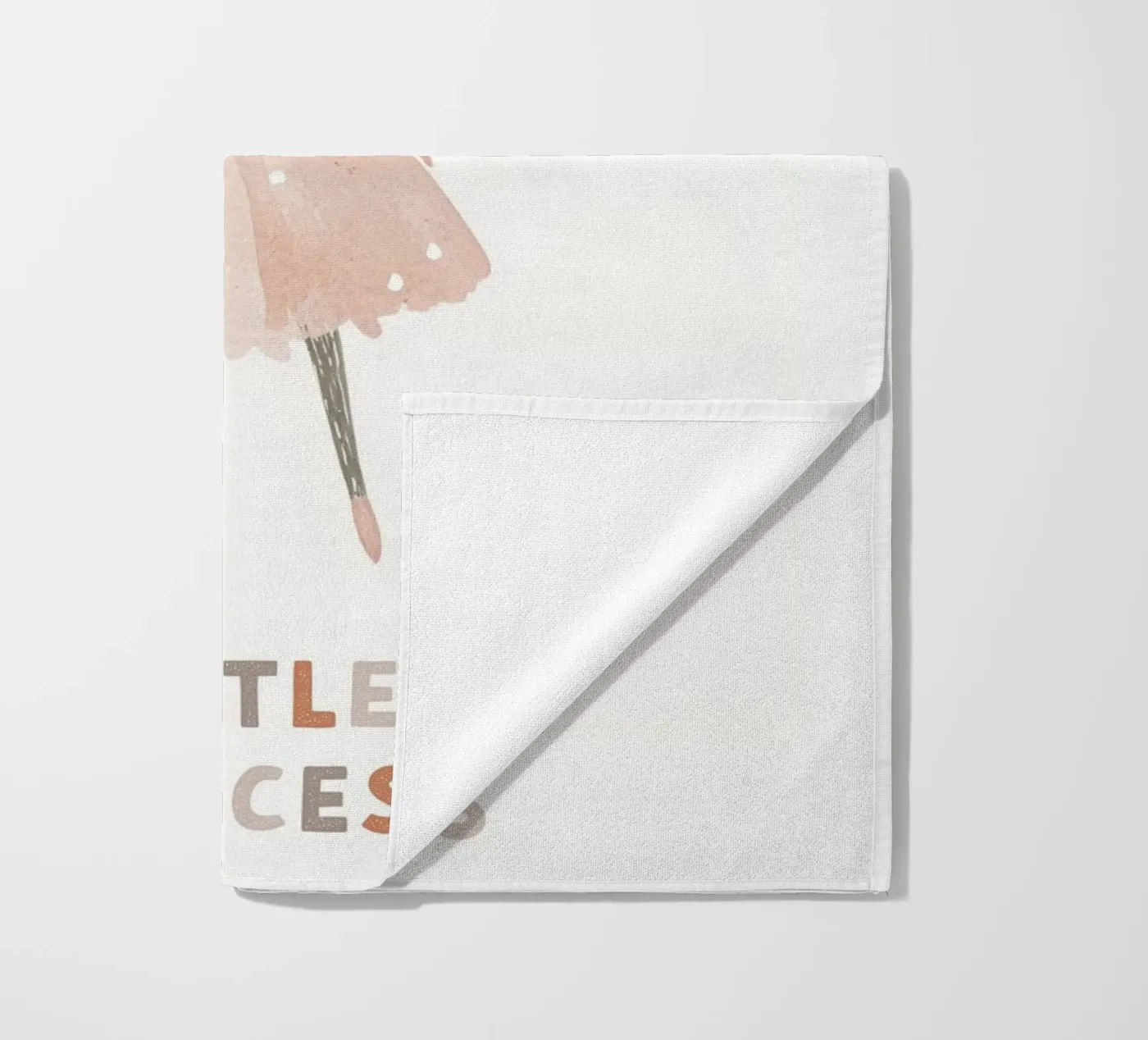 Poster della piccola principessa, stampa della ballerina del topo per la stanza dei bambini telo mare da Little Lola
