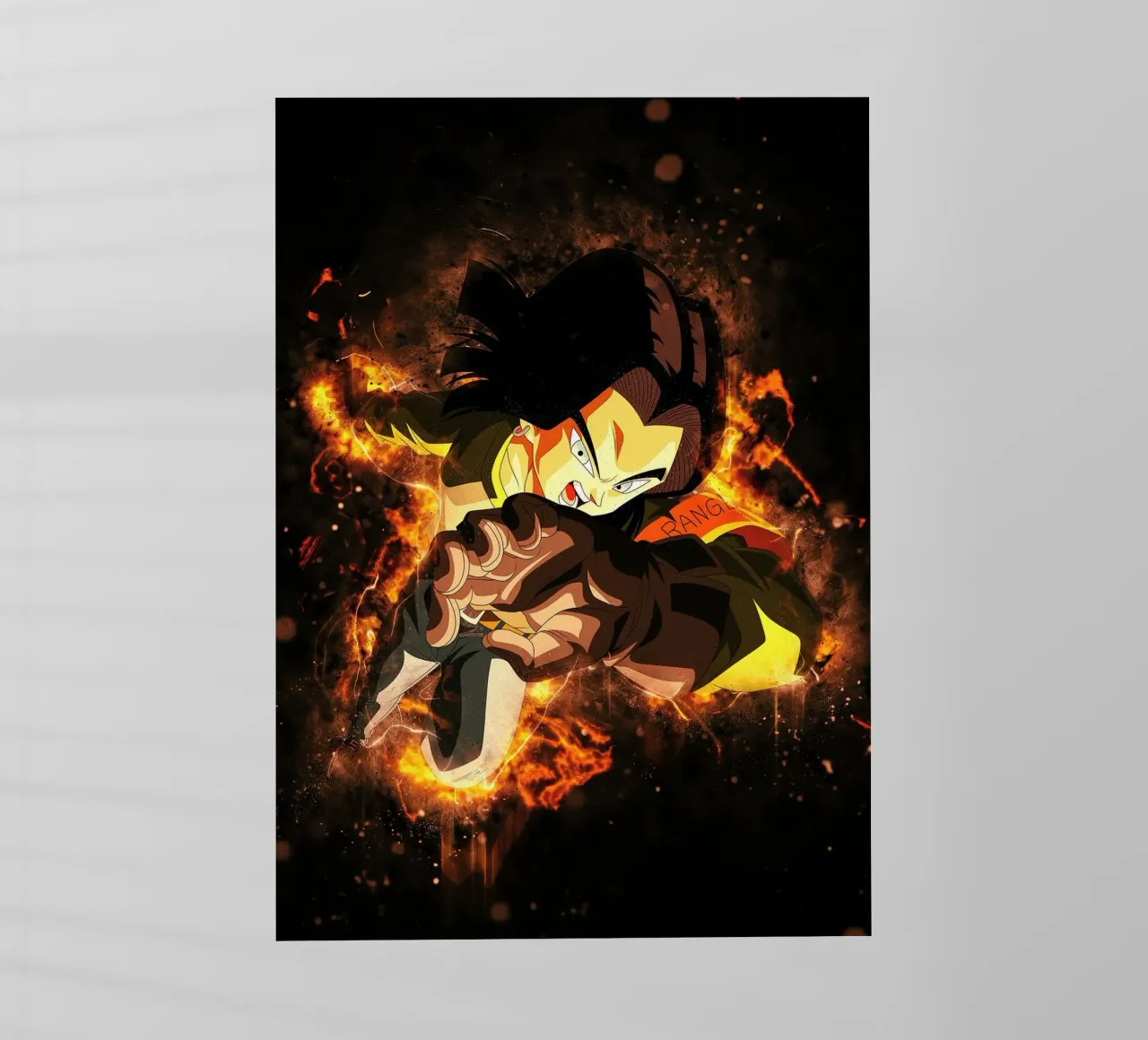 Android 17 pellicola backlit da Neonartstudio