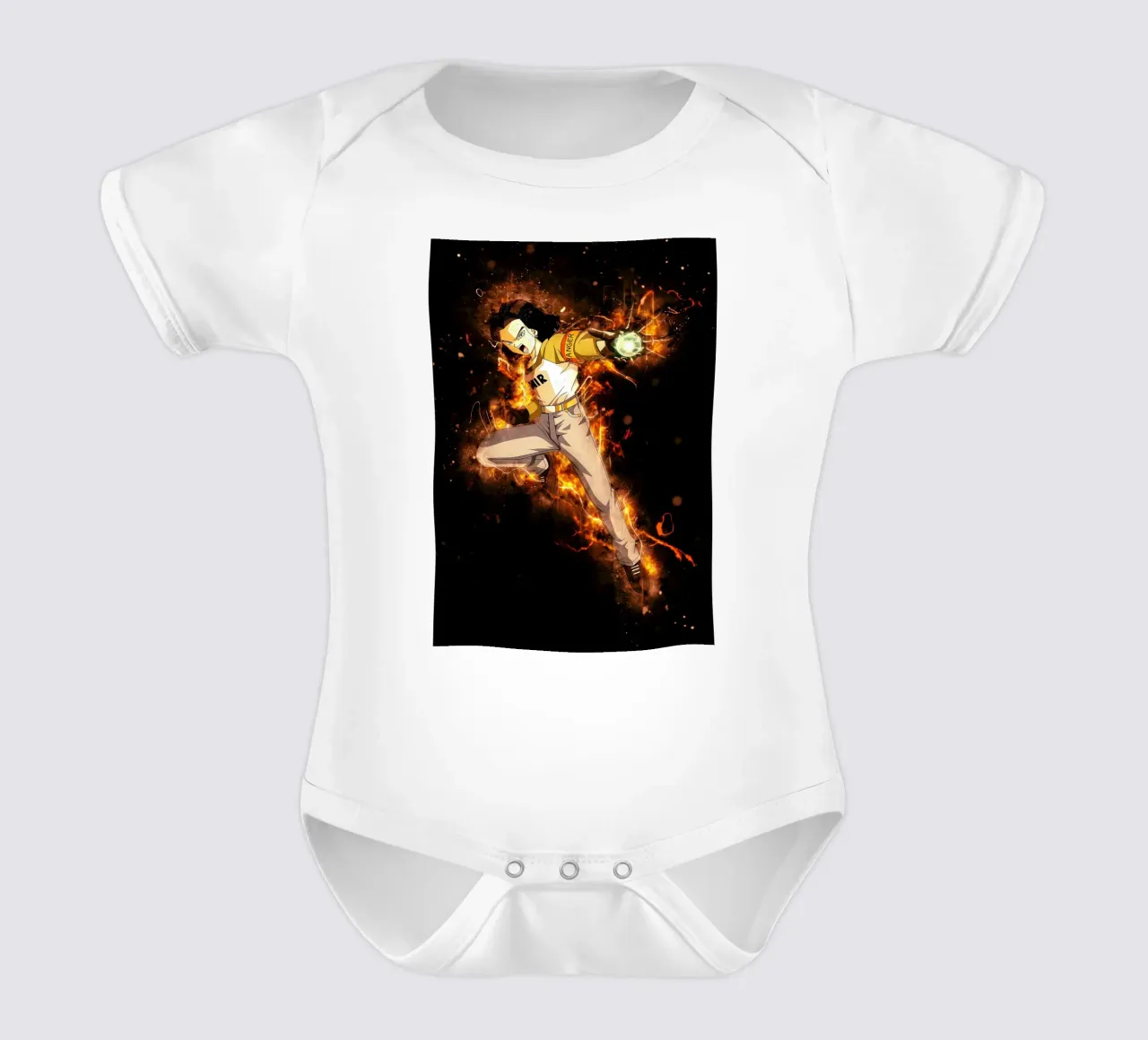 Android 17 body neonato maniche corte da Neonartstudio
